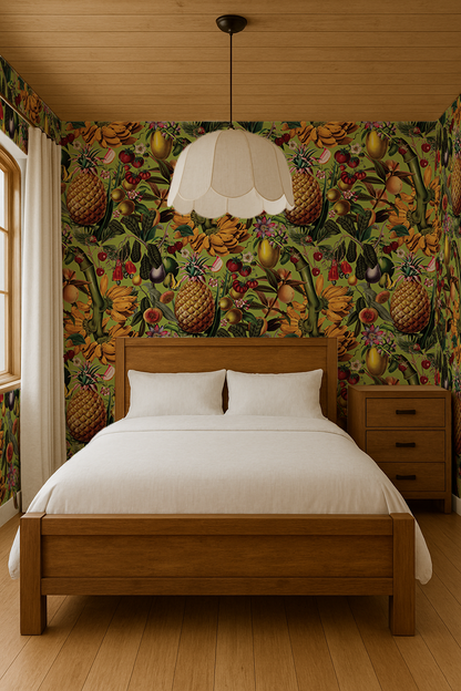 Juicy Fruit Wallpaper, chartreuse - Tampa Home & Garden Store