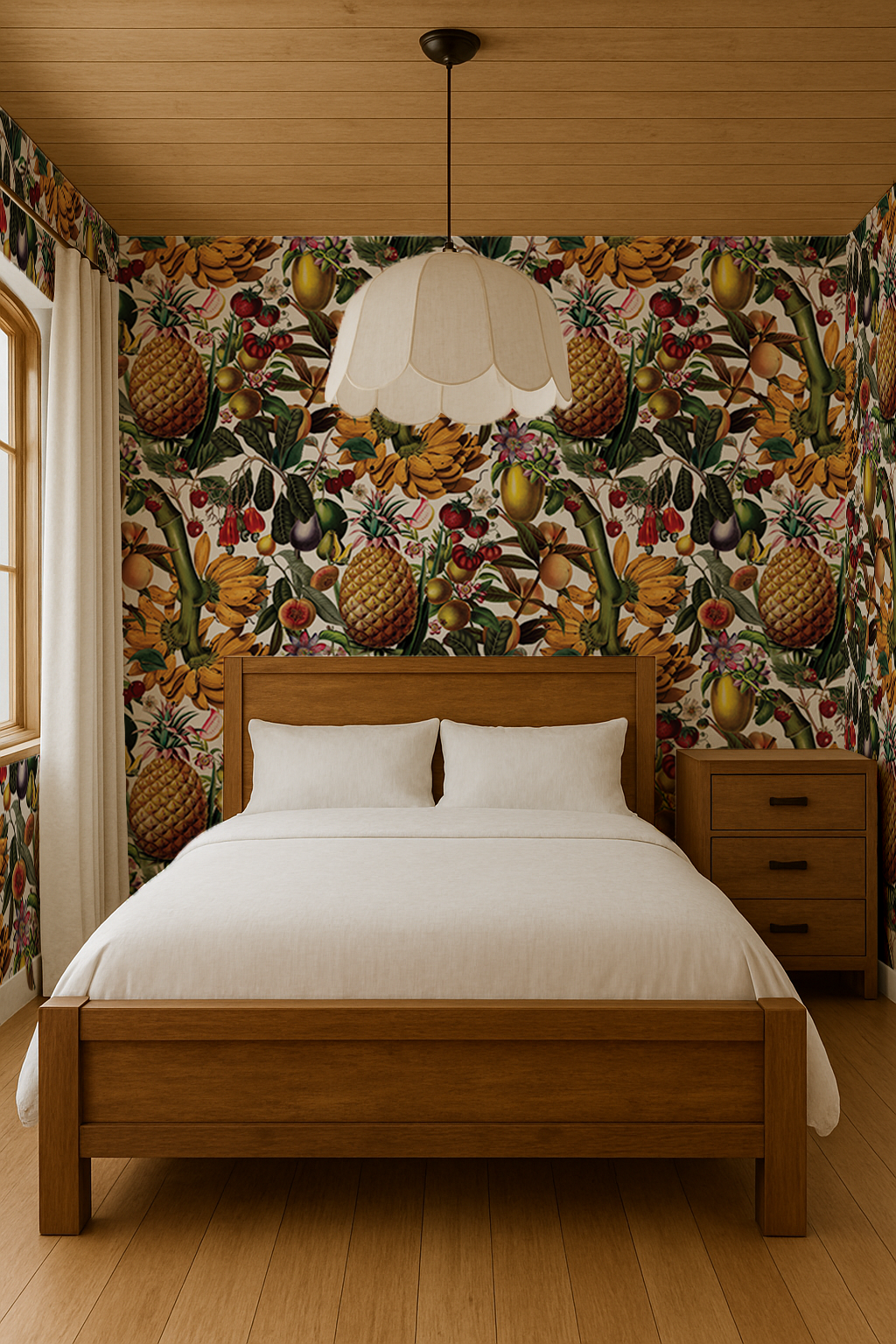 Juicy Fruit Wallpaper, white - Tampa Home & Garden Store