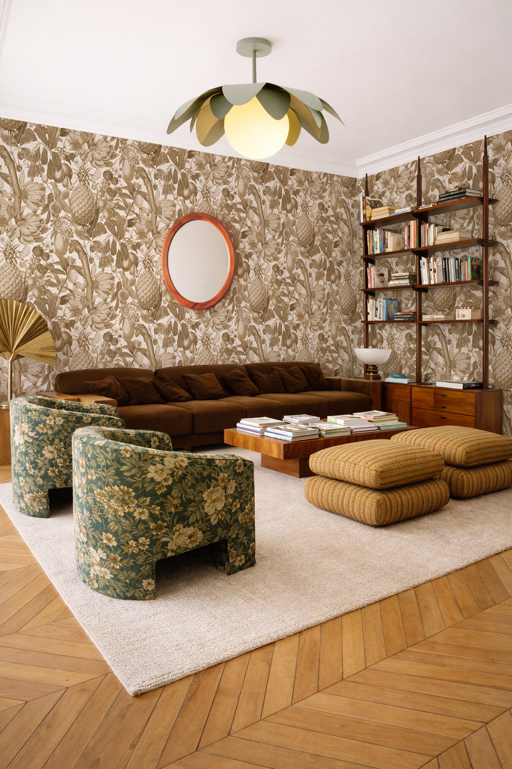 Juicy Fruit Wallpaper, white and neutral - Tampa Home & Garden Store