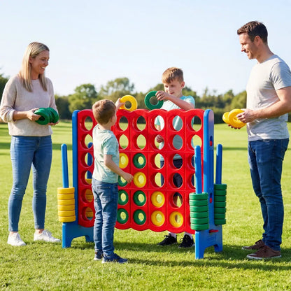 Jumbo Four in a Row Game Set Outdoor Lawn Tall
