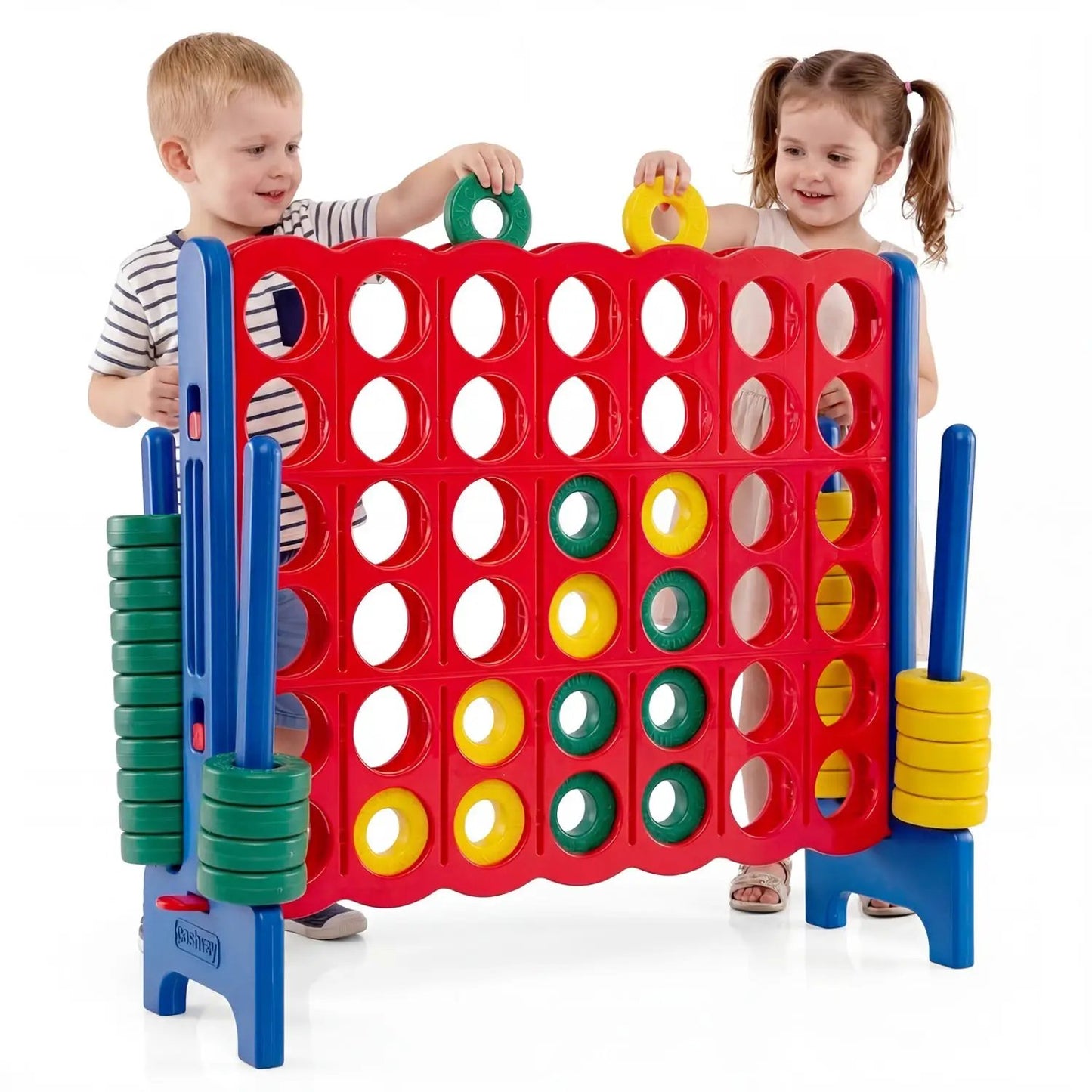 Jumbo Four in a Row Game Set Outdoor Lawn Tall