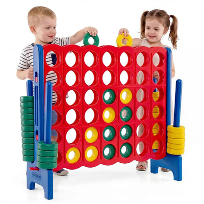 Jumbo Four in a Row Game Set Outdoor Lawn Tall