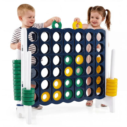 Jumbo Four in a Row Game Set Outdoor Lawn Tall