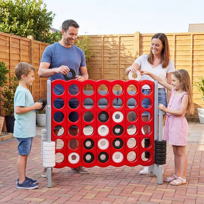Jumbo Four in a Row Game Set Outdoor Lawn Tall