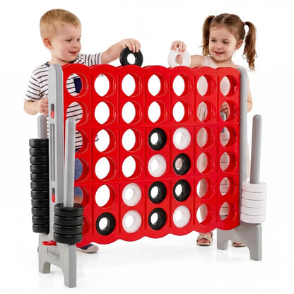 Jumbo Four in a Row Game Set Outdoor Lawn Tall