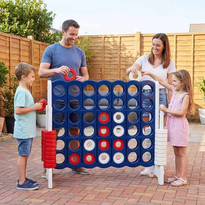Jumbo Four in a Row Game Set Outdoor Lawn Tall