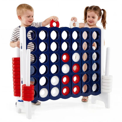Jumbo Four in a Row Game Set Outdoor Lawn Tall