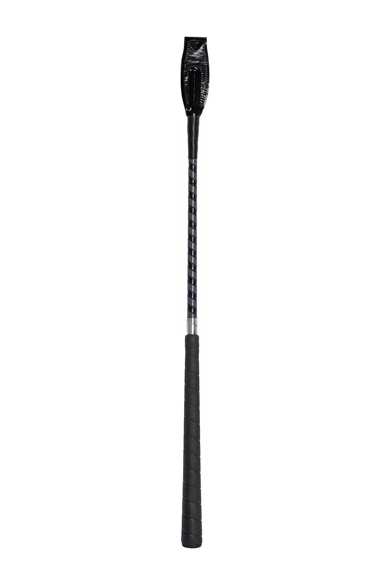 Jumper Whip 24in riding crop with two-tone patent cover and black shaft Huntley Equestrian on Tampa Home & Garden Store