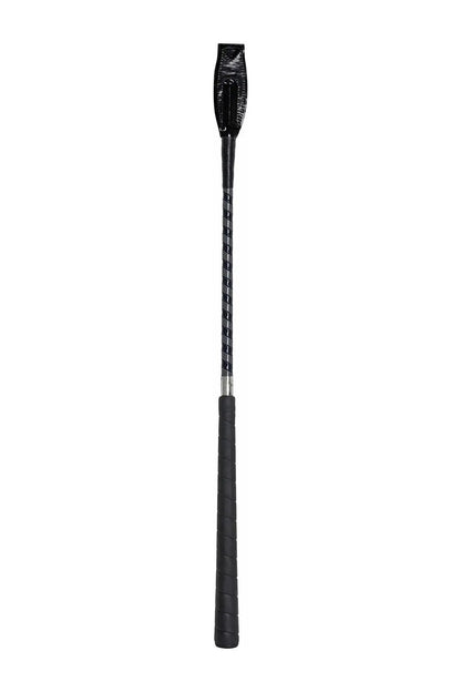 Jumper Whip 24in riding crop with two-tone patent cover and black shaft Huntley Equestrian on Tampa Home & Garden Store
