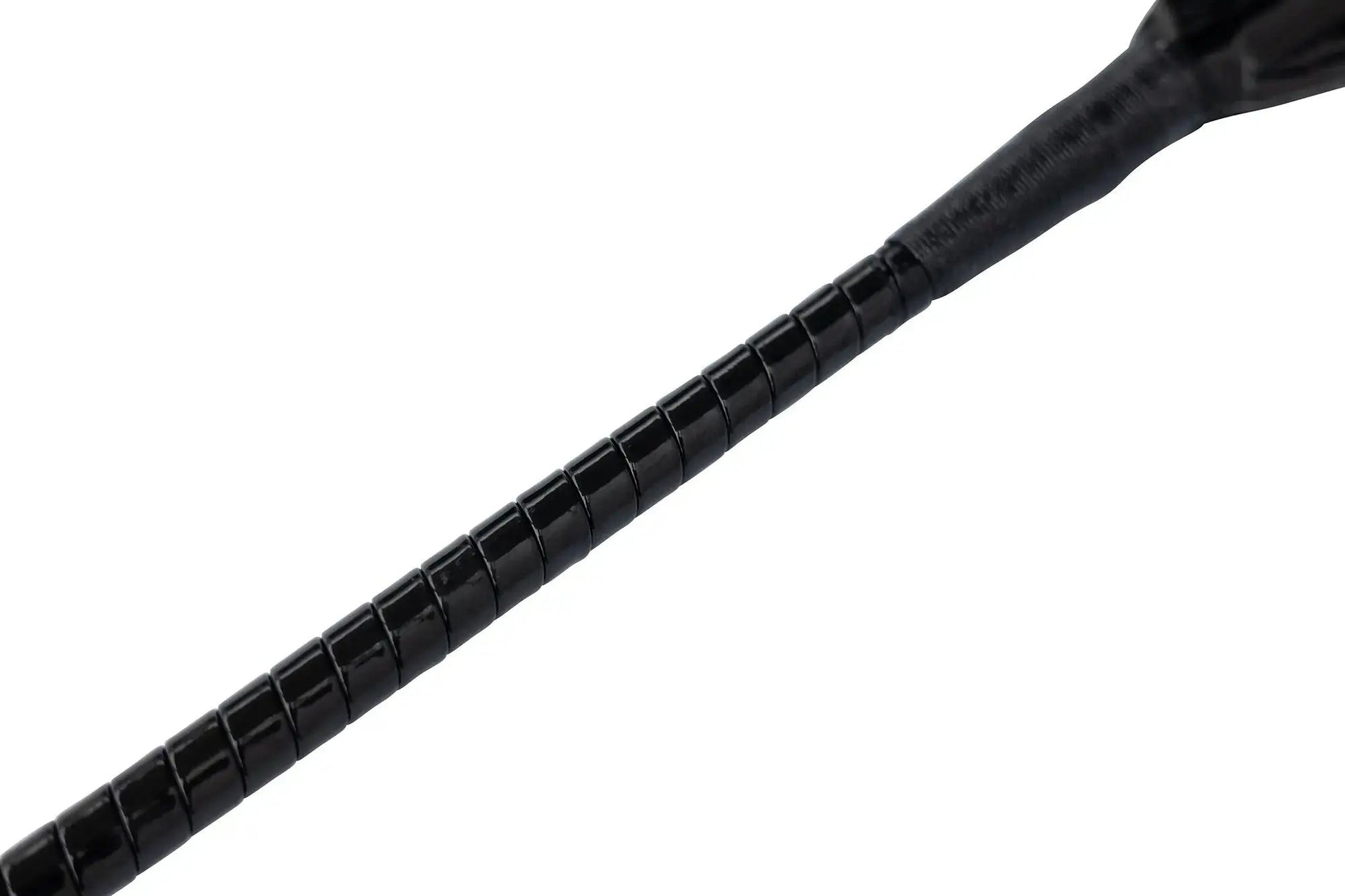 Jumper Whip 24in Huntley Equestrian with black patent cover, segmented grip on Tampa Home & Garden Store