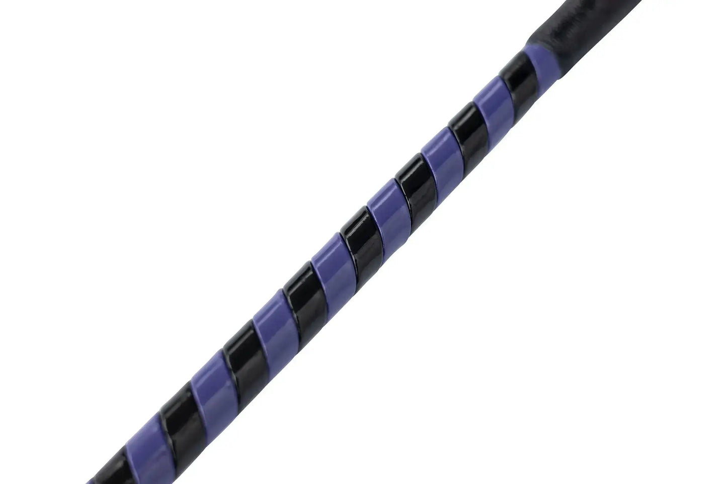 Jumper Whip 24in two-tone patent cover; purple and black banded shaft on Tampa Home & Garden Store
