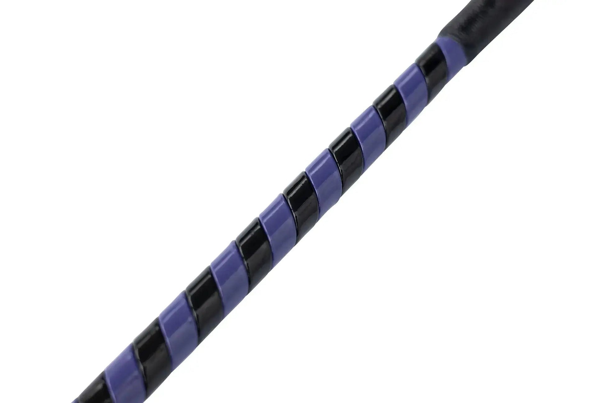 Jumper Whip 24in two-tone patent cover; purple and black banded shaft on Tampa Home & Garden Store