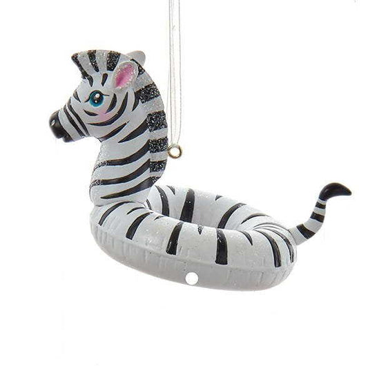 Jungle Animal In Float Ornament - Zebra - Tampa Home & Garden Store