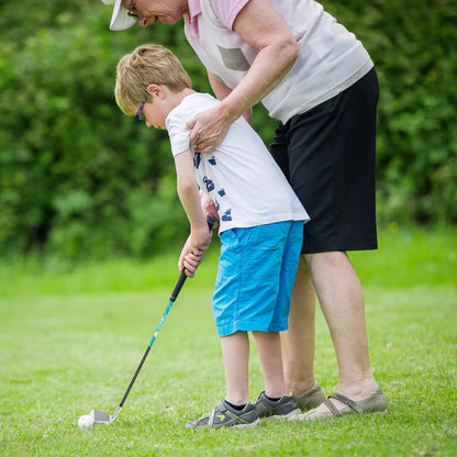 Junior Golf Club Set for Kids with Rain Hood