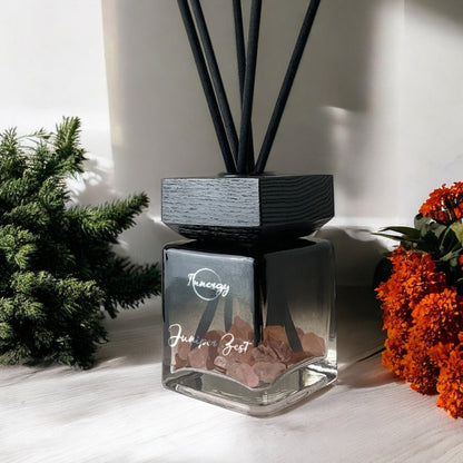 Juniper Zest Crystal-Enhanced Reed Oil Diffuser, 100ml - Tampa Home & Garden Store