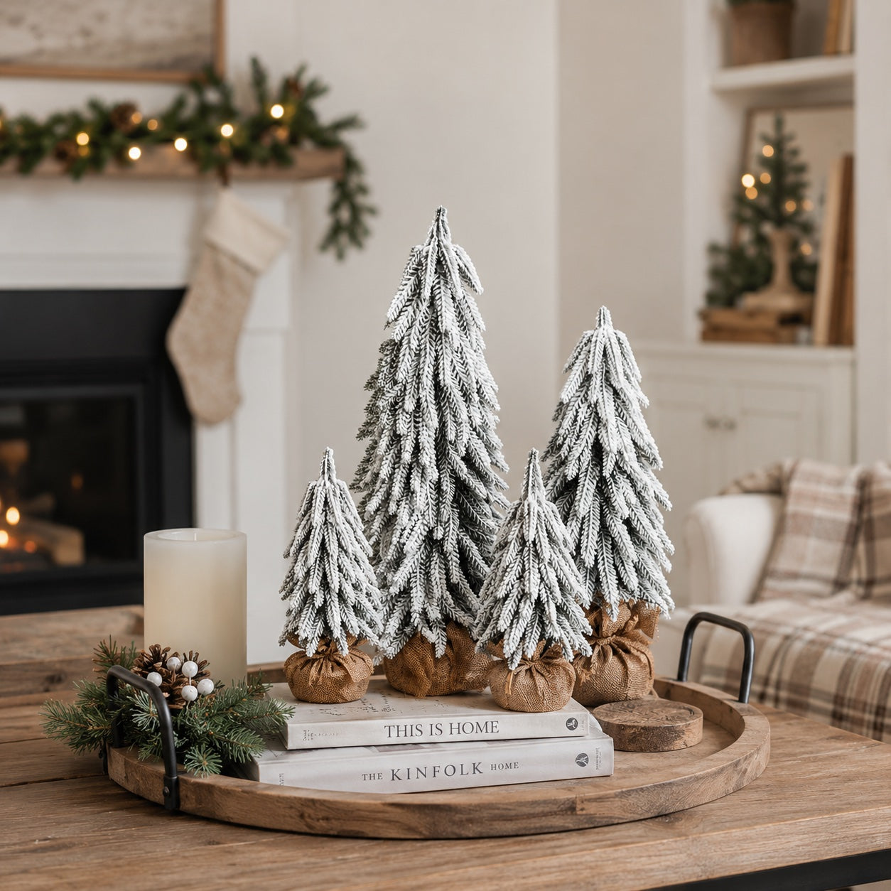 Snow Christmas Trees NEW