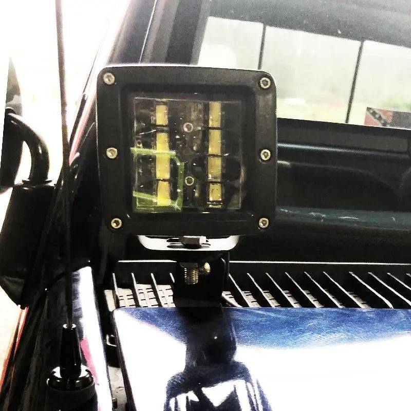 1989–1998 Chevy/GMC Hood Ditch Light Mounts C/K series black square LED housing Apoc Industries on Tampa Home & Garden Store
