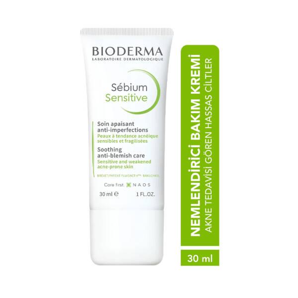 Bioderma Sebium Sensitive 30 ml acne treatment tube hypoallergenic fragrance-free with green label on Tampa Home & Garden Store