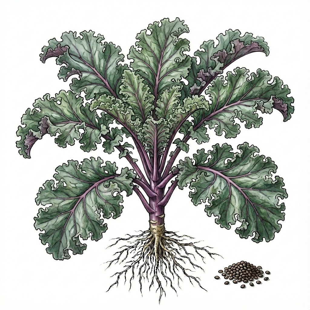 KALE Seeds, Red Russian - Tampa Home & Garden Store