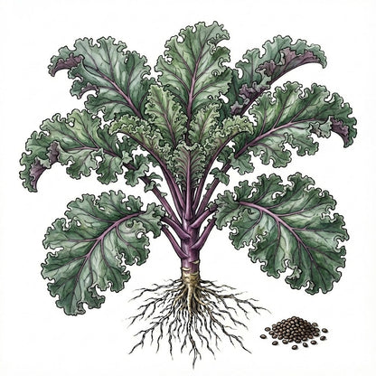 KALE Seeds, Red Russian - Tampa Home & Garden Store