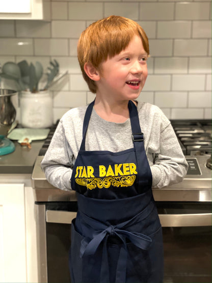 KIDS Star Baker Embroidered Apron - Multiple Apron Color Options - Tampa Home & Garden Store