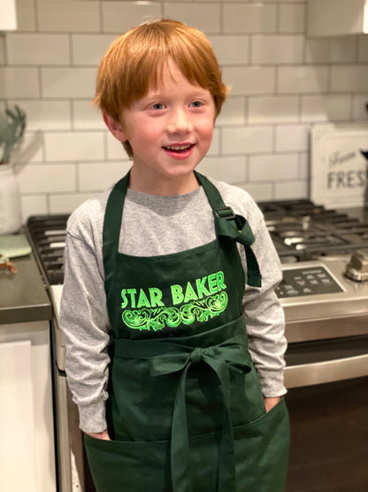 KIDS Star Baker Embroidered Apron - Multiple Apron Color Options - Tampa Home & Garden Store