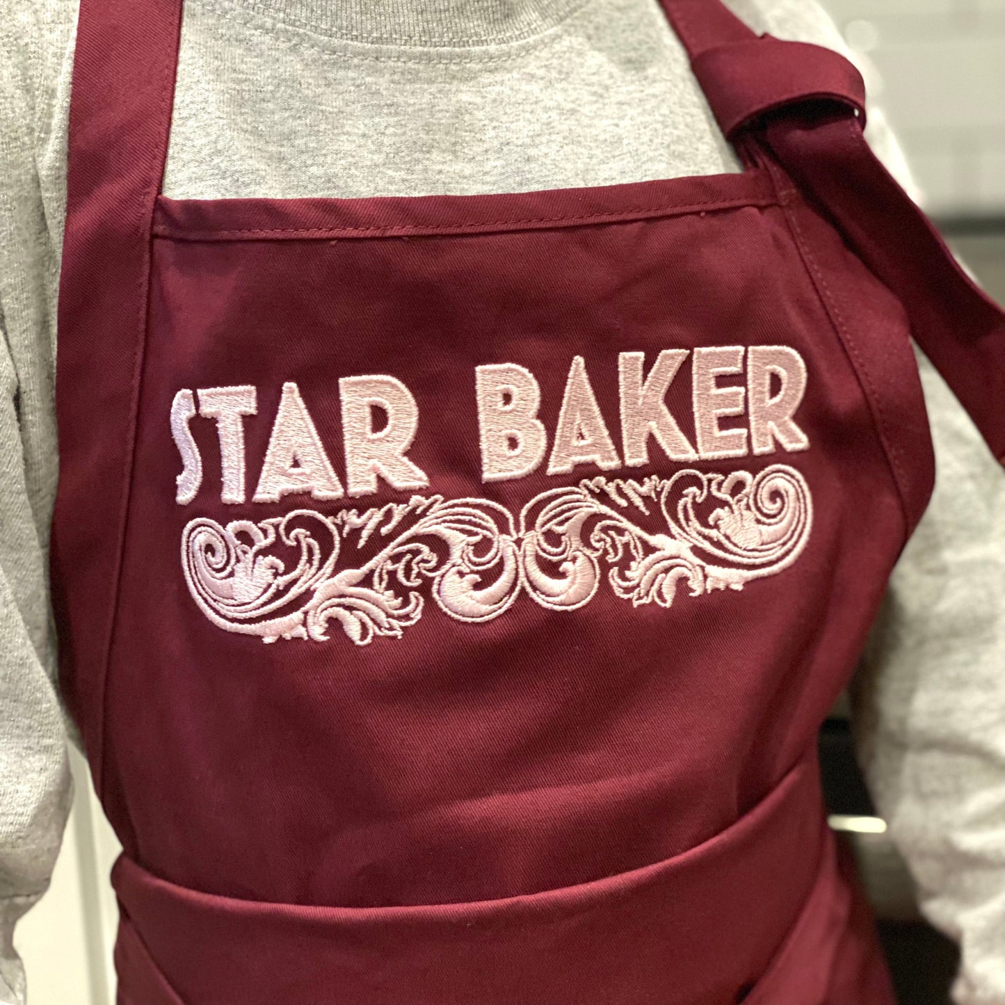 KIDS Star Baker Embroidered Apron - Multiple Apron Color Options - Tampa Home & Garden Store