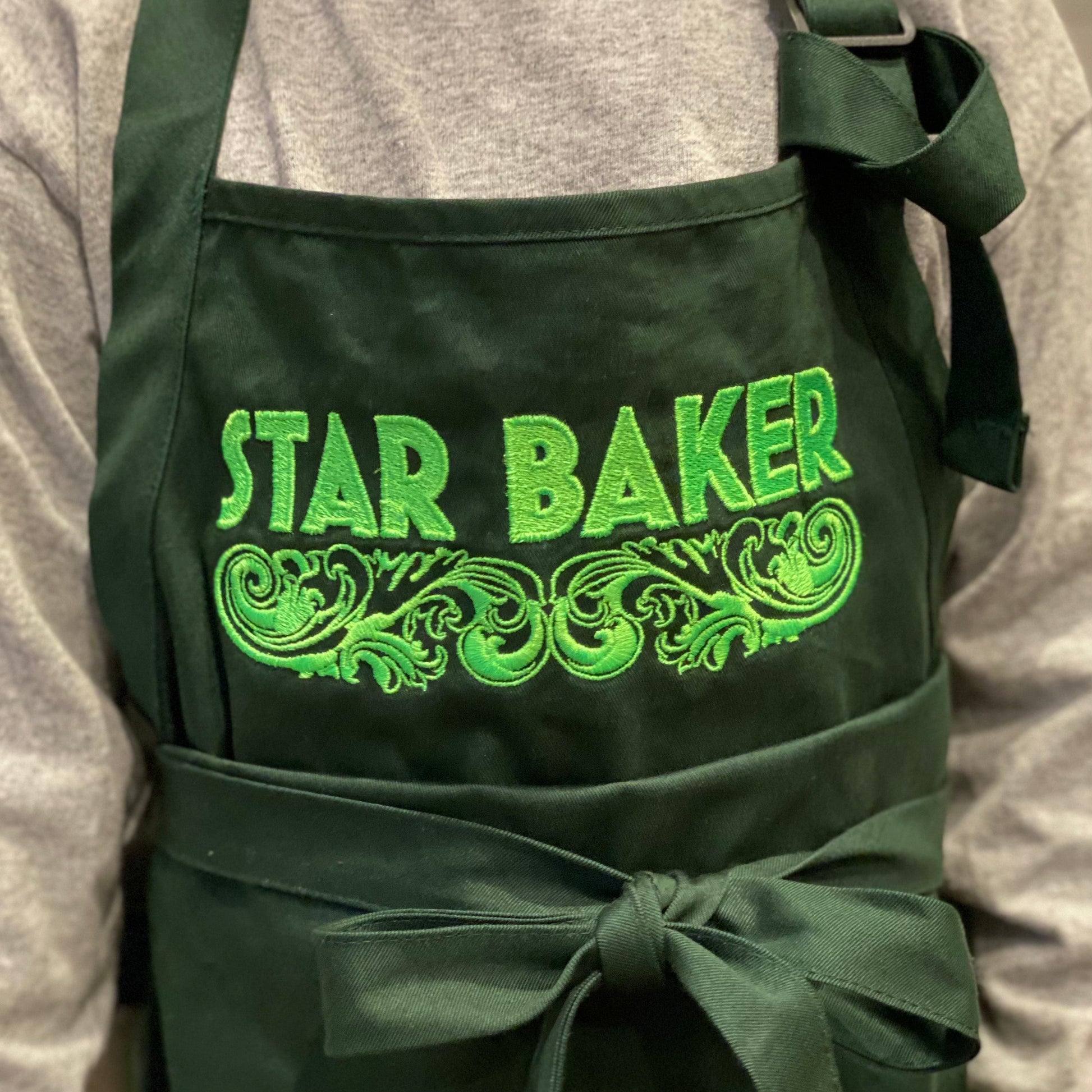 KIDS Star Baker Embroidered Apron - Multiple Apron Color Options - Tampa Home & Garden Store
