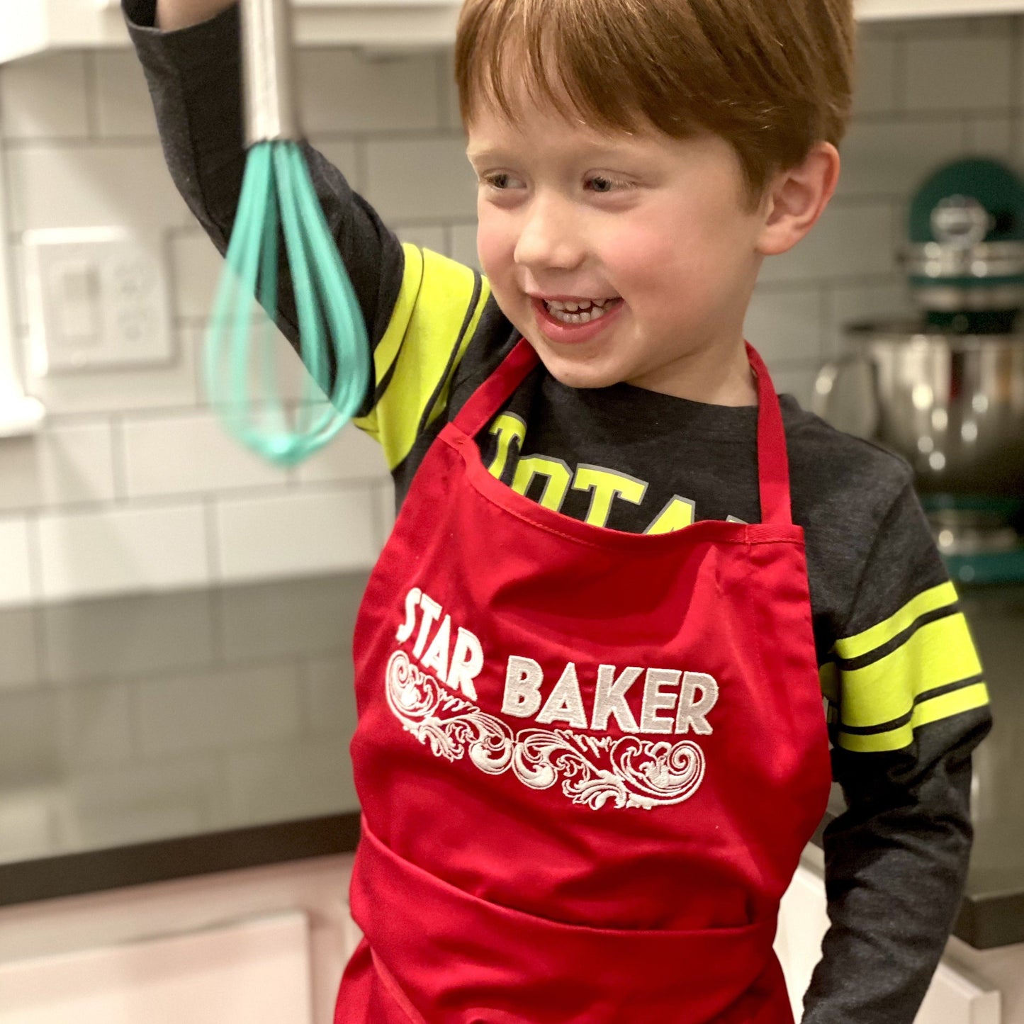 KIDS Star Baker Embroidered Apron - Multiple Apron Color Options - Tampa Home & Garden Store