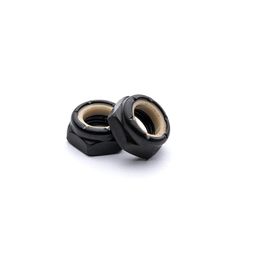 Paris Truck Co Kingpin Nuts Black, two-piece accessories for skate trucks on Tampa Home & Garden Store
