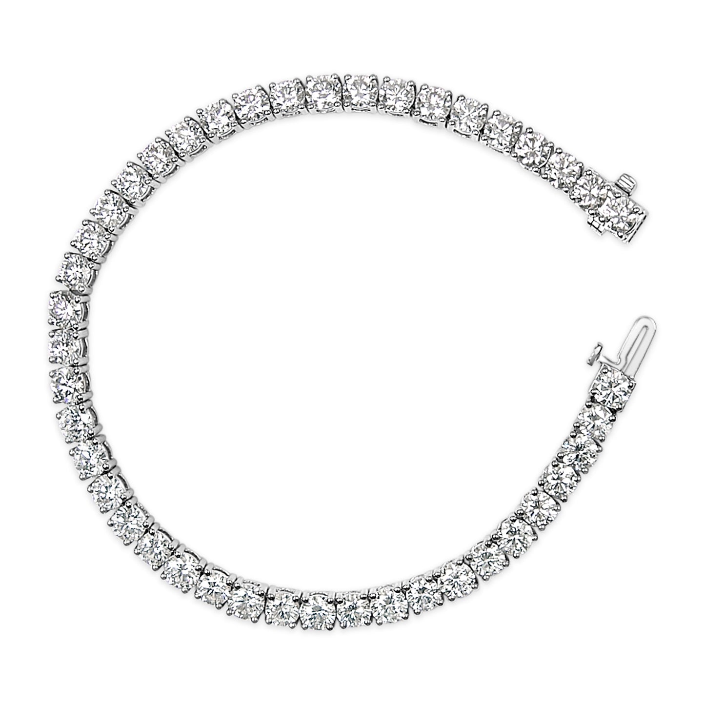 Bracelet IGI Certified 14K White Gold Lab Grown Diamond Tennis Bracelet 6.0 cttw by Bids.com on Tampa Home & Garden Store