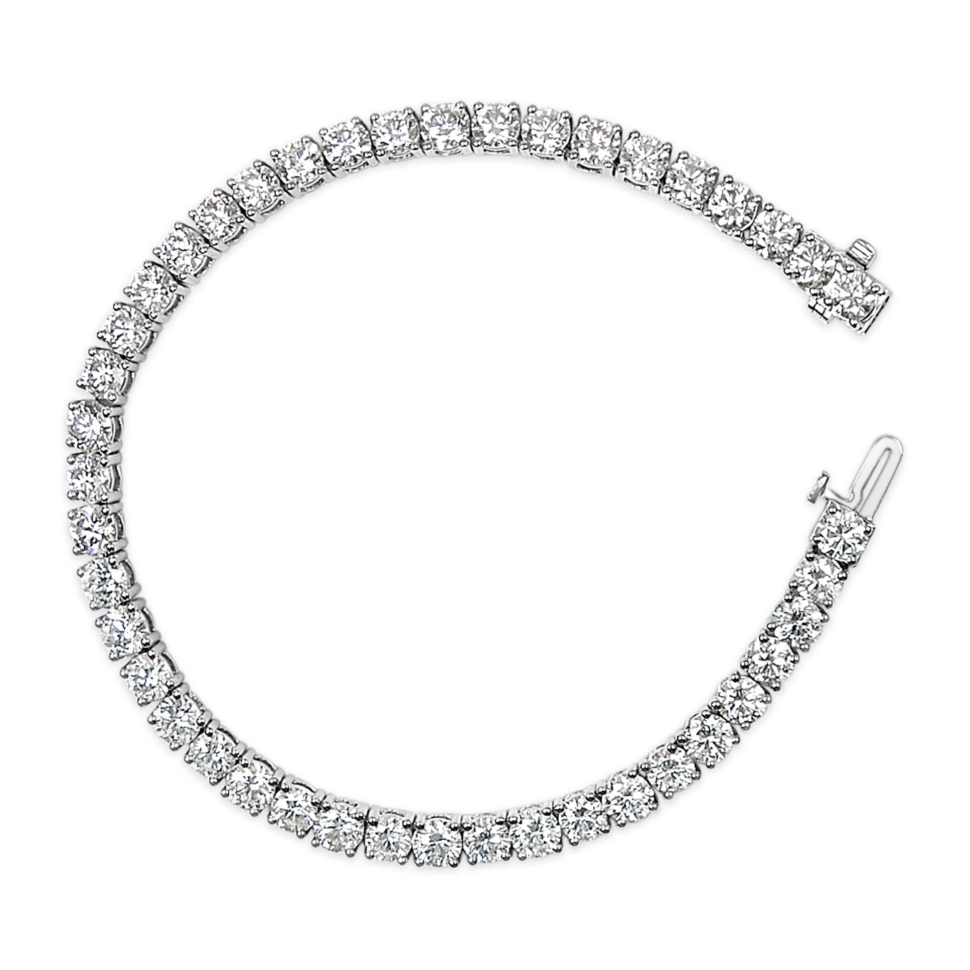 Bracelet IGI Certified 14K White Gold Lab Grown Diamond Tennis Bracelet 6.0 cttw by Bids.com on Tampa Home & Garden Store