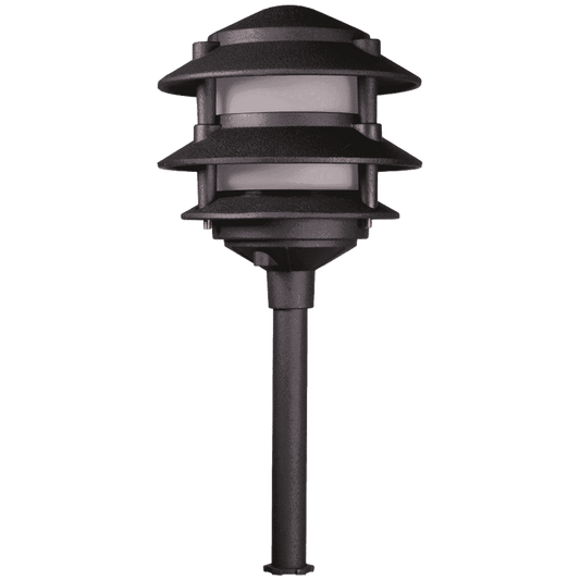 KL302 12V AC/DC Aluminum Low Voltage Landscape Lighting 3 Tier Pagoda Path Light - Tampa Home & Garden Store