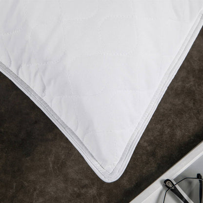 Juego de 2 almohadas de mezcla de plumón y plumas lavables a máquina, tamaño King