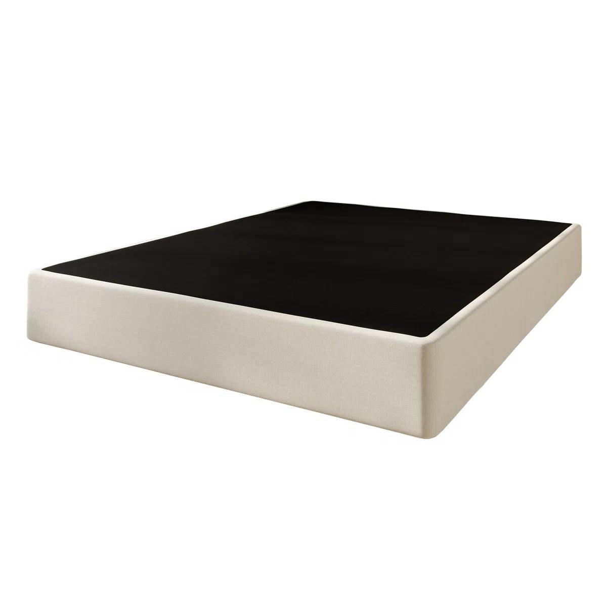 King size 7.8-inch Metal Frame Box-Spring Foundation for Mattress with Cover