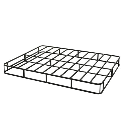 Base de colchón con somier y estructura metálica tamaño King de 8 pulgadas con funda