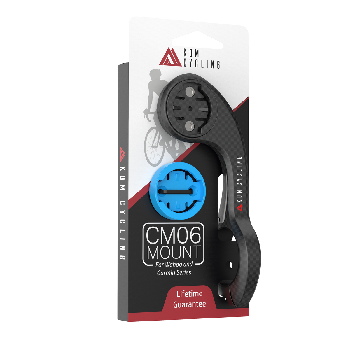 CM06 Quick Release GoPro Computer Mount KOM black carbon body with dial for Garmin Wahoo computers on Tampa Home & Garden Store