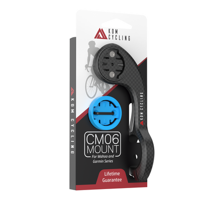 CM06 Quick Release GoPro Computer Mount KOM black carbon body with dial for Garmin Wahoo computers on Tampa Home & Garden Store