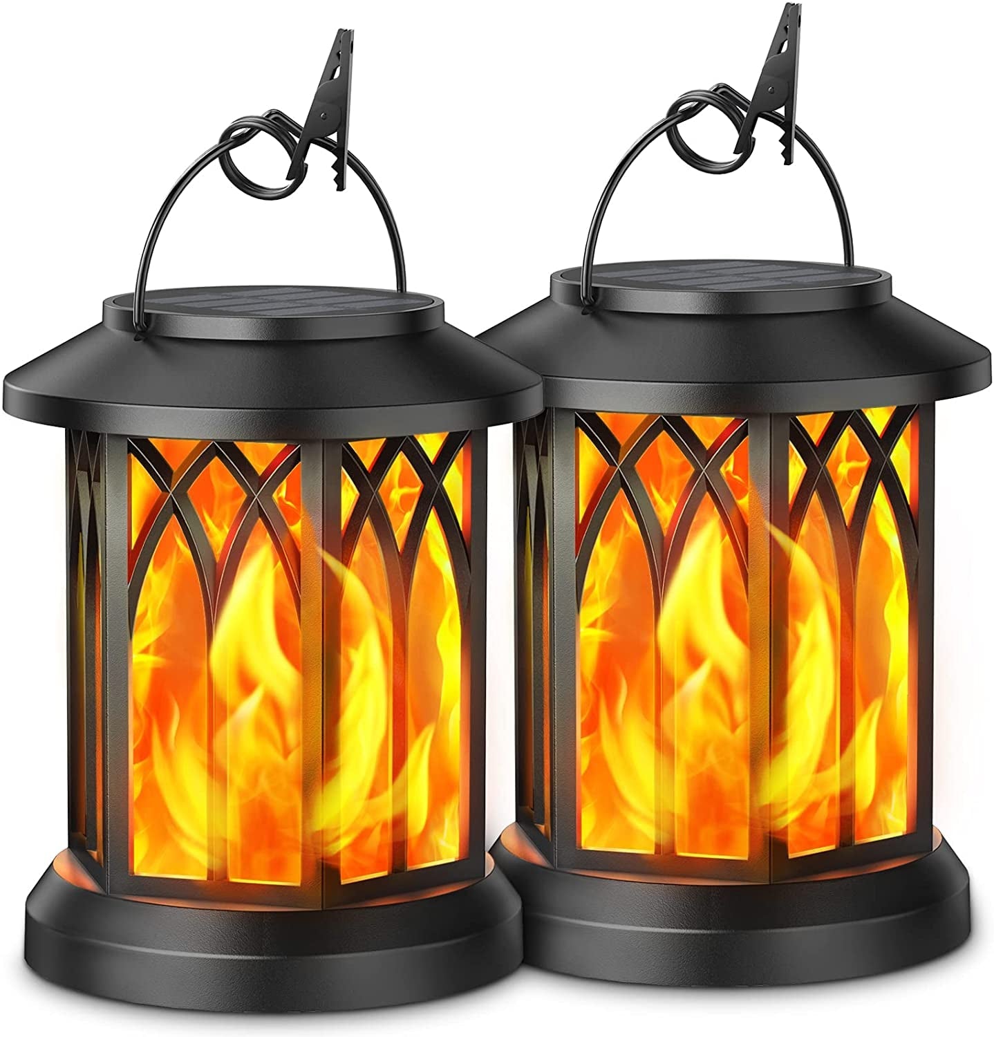KOOPER Solar Lanterns – Vivid Dancing Flame Outdoor Lights for Garden & Patio - Tampa Home & Garden Store