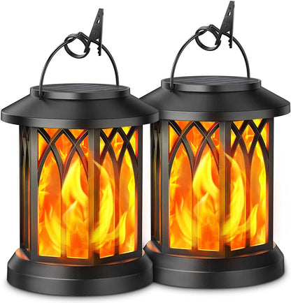 KOOPER Solar Lanterns – Vivid Dancing Flame Outdoor Lights for Garden & Patio - Tampa Home & Garden Store