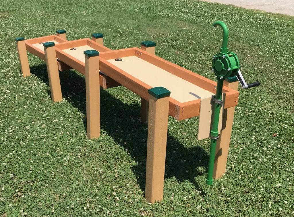 KSO-A4B2C2WP Kids' Station Outdoor Water Works Sand/Water Trough - Surface Mount With Pump - Tampa Home & Garden Store