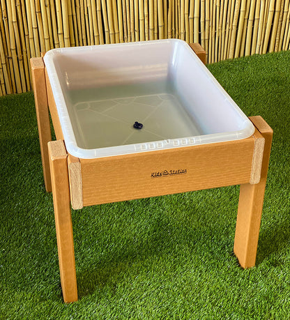 KSO-S2720CL Kids' Station Outdoor Sand/Water Table, Semi-Clear Pan w/Drain - Tampa Home & Garden Store