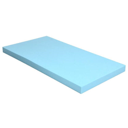 Cubrecolchón de espuma con infusión de gel, tamaño King, de 3 pulgadas de grosor, color azul claro