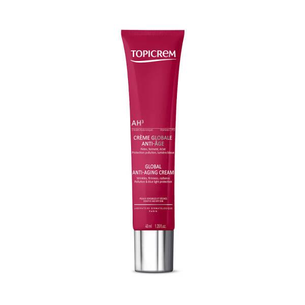 Topicrem AH3 Anti-Aging Cream, pink tube, 1.35 oz face cream on Tampa Home & Garden Store