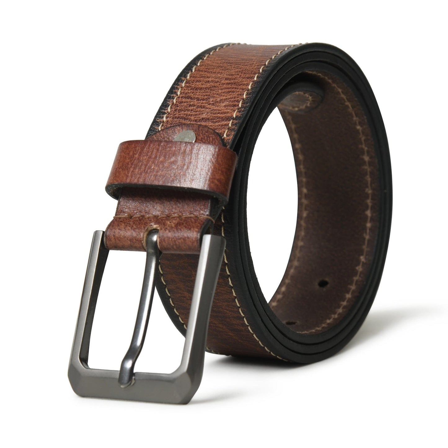 Kairo Brown Leather Belt - Tampa Home & Garden Store