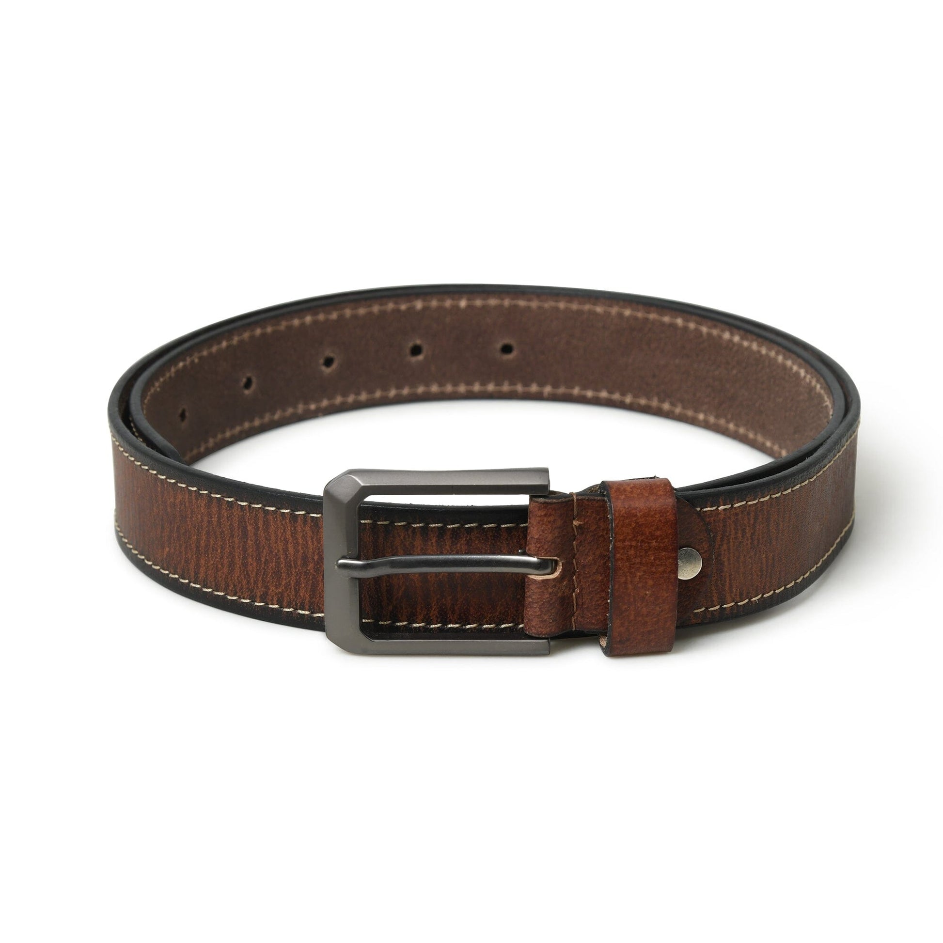 Kairo Brown Leather Belt - Tampa Home & Garden Store