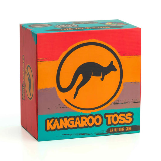 Kangaroo Toss Ring Toss Game teal orange packaging with kangaroo logo outdoor backyard play on Tampa Home & Garden Store