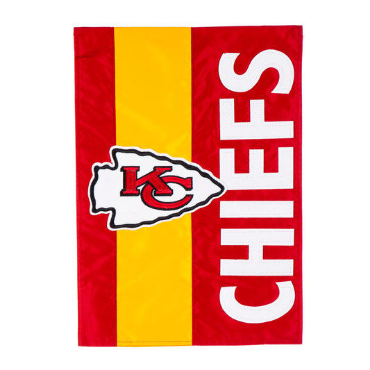 Kansas City Chiefs Embellished Garden Flag - Tampa Home & Garden Store