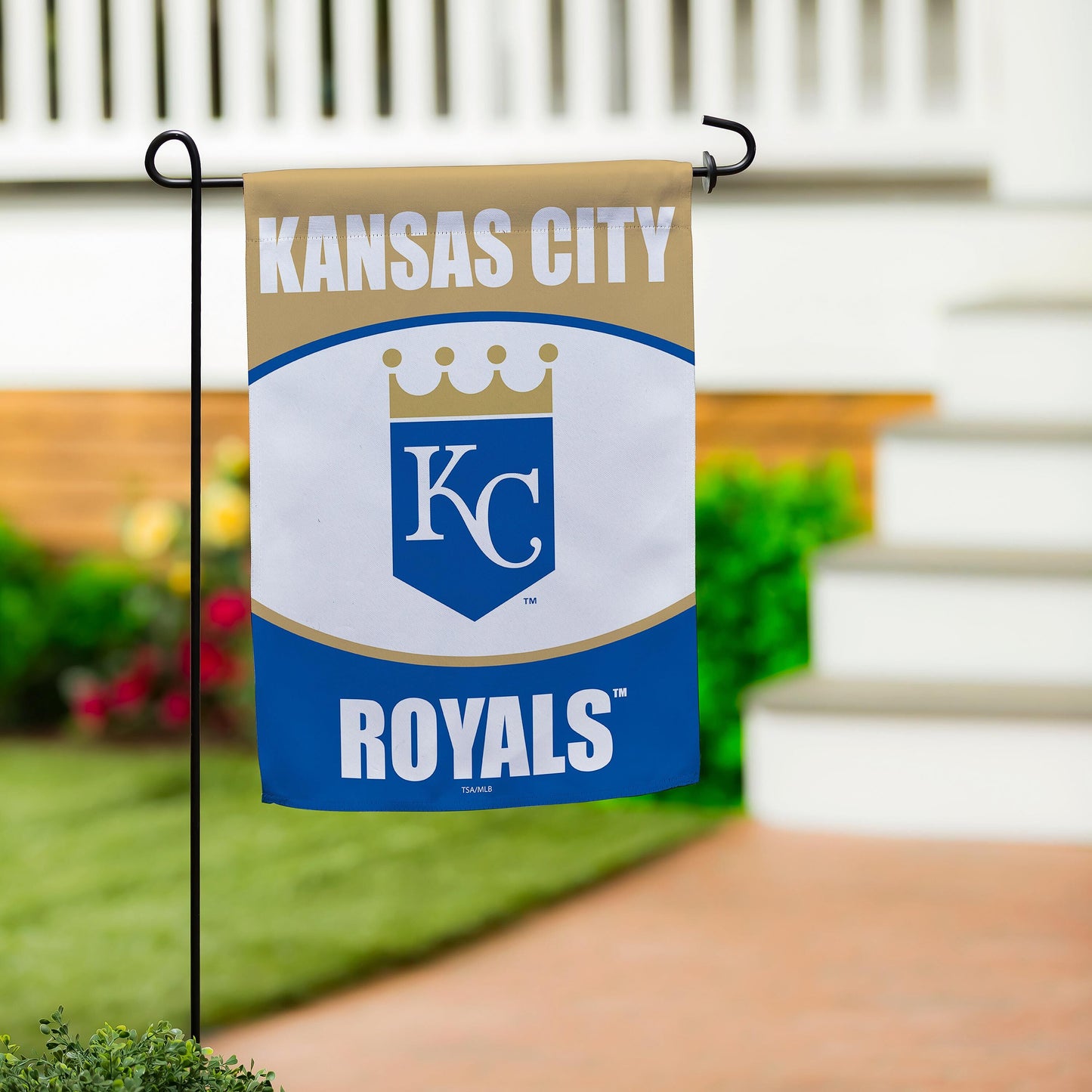 Kansas City Royals Suede Garden Flag - Tampa Home & Garden Store