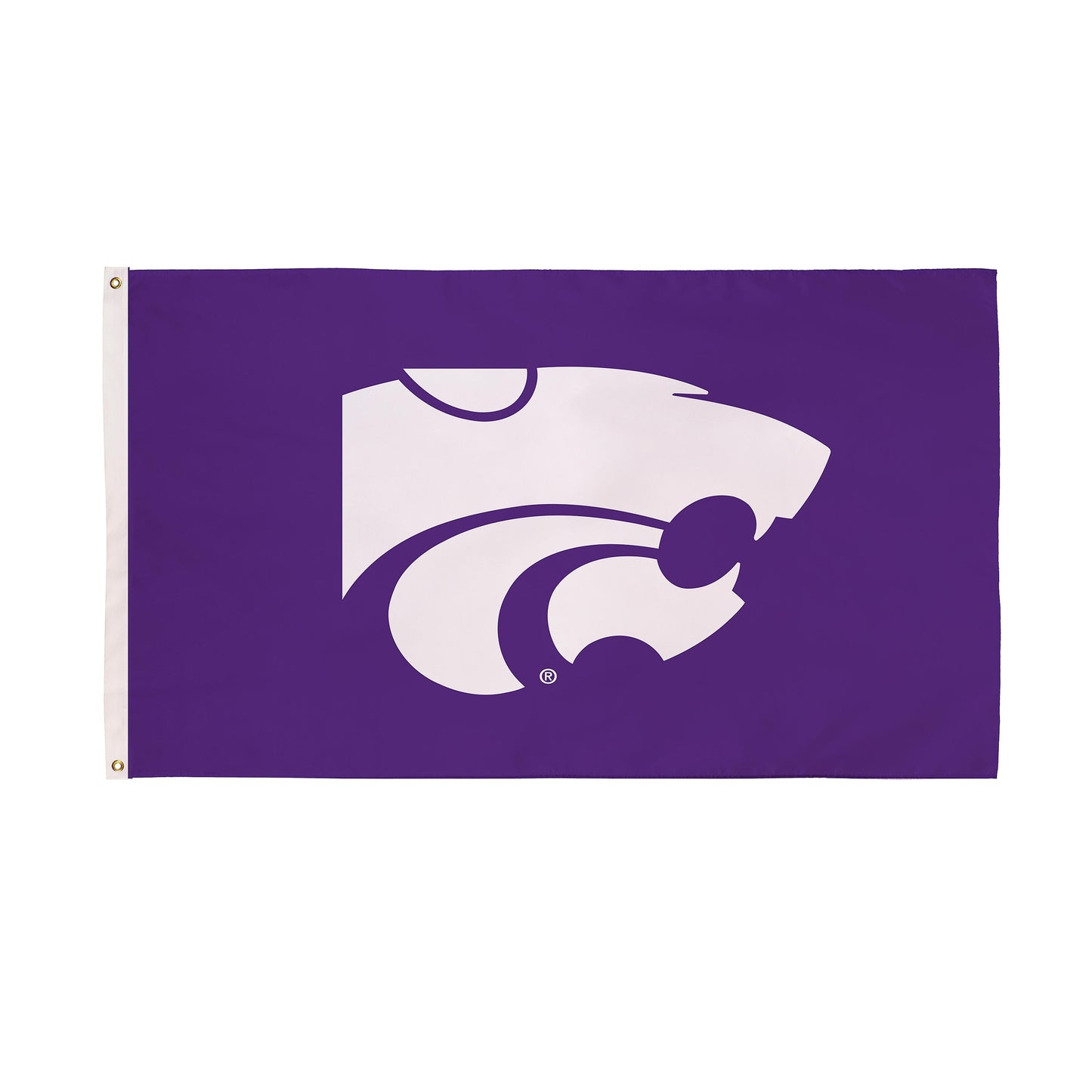 Kansas State University Single Sided Estate Flag with 2 Grommets, 3'x5' - Tampa Home & Garden Store